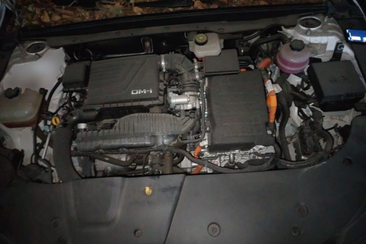 Used BYD Destroyer 05 2023 Champion Edition DM-i 55KM Luxury Model Engine Bay