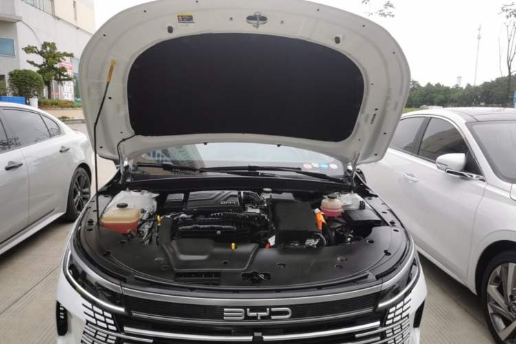 Used BYD Destroyer 05 2023 Champion Edition DM-i 55KM Luxury Model Engine Bay