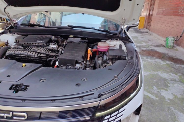Used BYD Destroyer 05 2023 Champion Edition DM-i 55KM Luxury Model Engine Bay Left
