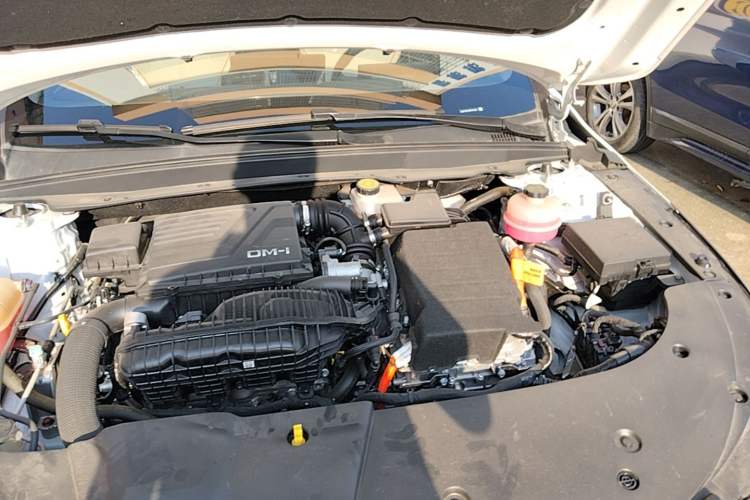 Used BYD Destroyer 05 2023 Champion Edition DM-i 55KM Luxury Model Engine Bay