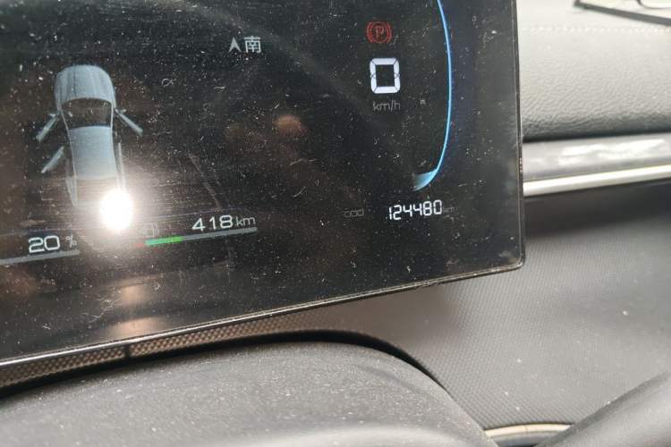 Used BYD Destroyer 05 2023 Champion Edition DM-i 55KM Luxury Model Odometer Close Up