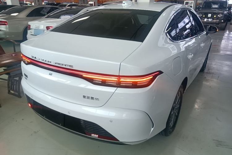 Used BYD Destroyer 05 2023 Champion Edition DM-i 55KM Luxury Model Rear Right 45 Deg