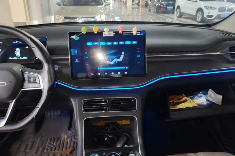 Used BYD Destroyer 05 2024 HONOR Edition DM-i 55KM Luxury Model Audio And AC Panel