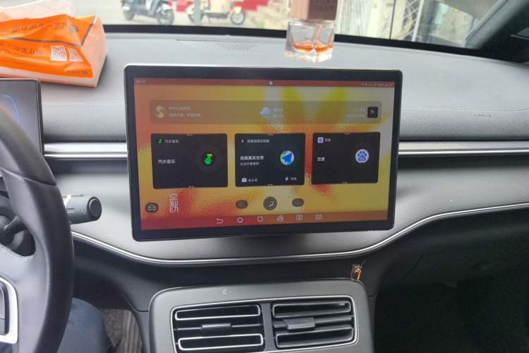 Used BYD Destroyer 05 2024 HONOR Edition DM-i 55KM Luxury Model Audio And AC Panel