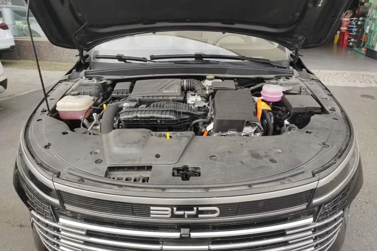 Used BYD Destroyer 05 2024 HONOR Edition DM-i 55KM Luxury Model Engine Bay
