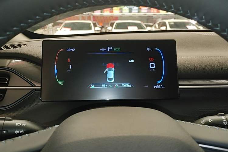 Used BYD Destroyer 05 2024 HONOR Edition DM-i 55KM Luxury Model Instrument Cluster