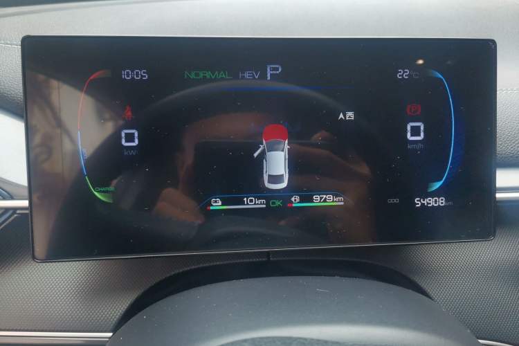 Used BYD Destroyer 05 2024 HONOR Edition DM-i 55KM Luxury Model Instrument Cluster