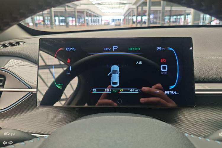 Used BYD Destroyer 05 2024 HONOR Edition DM-i 55KM Luxury Model Instrument Cluster