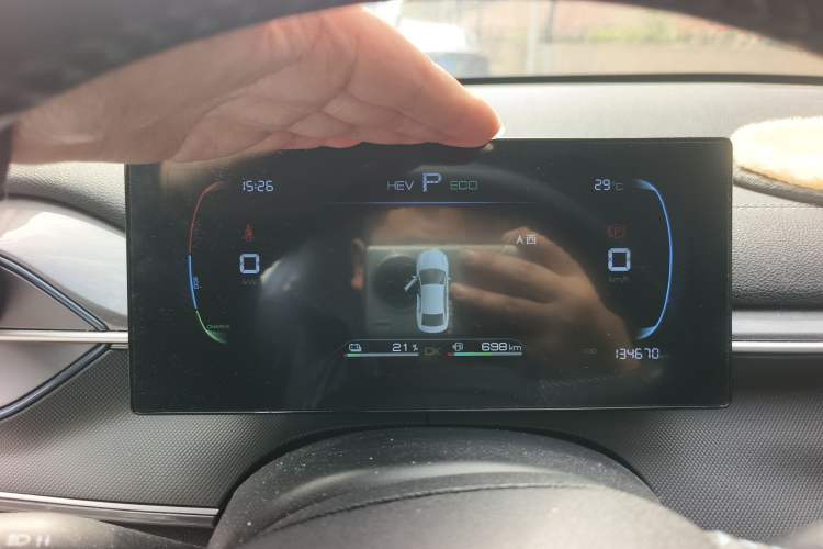 Used BYD Destroyer 05 2024 HONOR Edition DM-i 55KM Luxury Model Instrument Cluster
