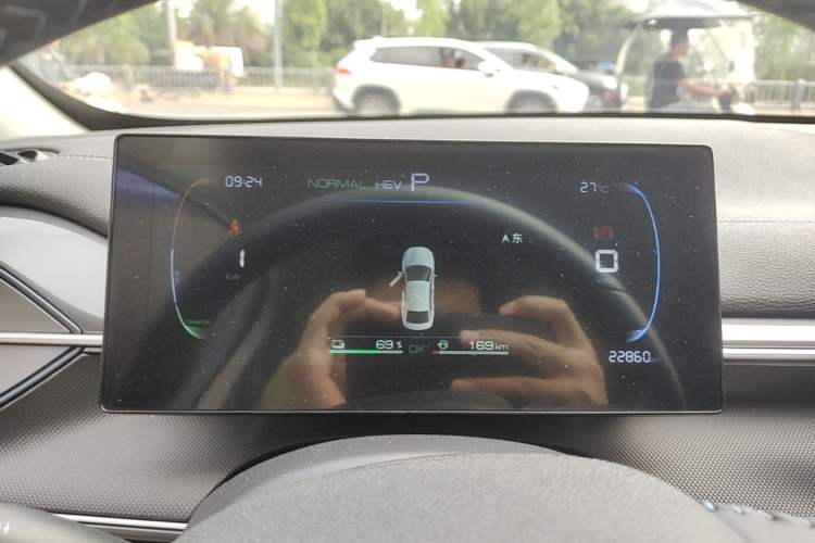 Used BYD Destroyer 05 2024 HONOR Edition DM-i 55KM Luxury Model Instrument Cluster