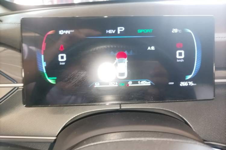 Used BYD Destroyer 05 2024 HONOR Edition DM-i 55KM Luxury Model Instrument Cluster