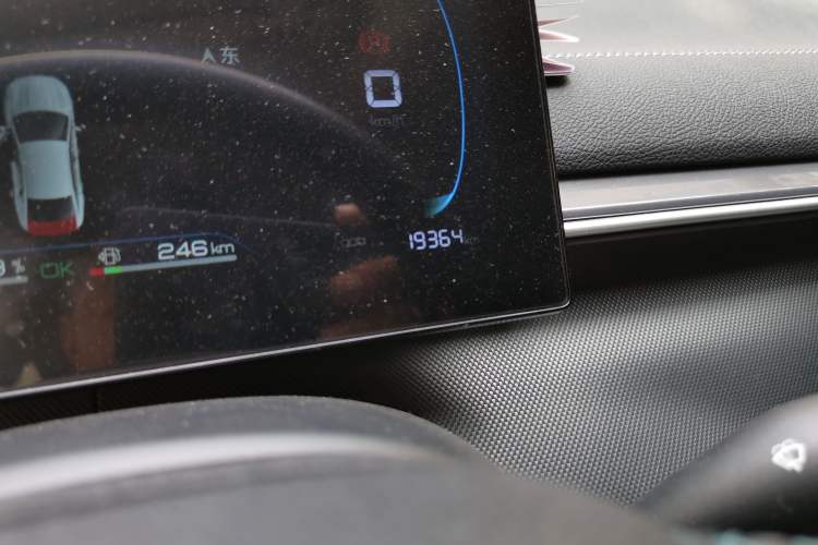 Used BYD Destroyer 05 2024 HONOR Edition DM-i 55KM Luxury Model Odometer Close Up