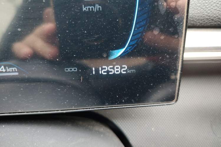 Used BYD Destroyer 05 2024 HONOR Edition DM-i 55KM Luxury Model Odometer Close Up