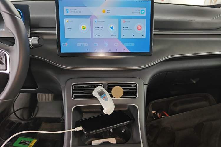 Used BYD Destroyer 05 2024 HONOR Edition DM-i 55KM Luxury Model Audio And AC Panel