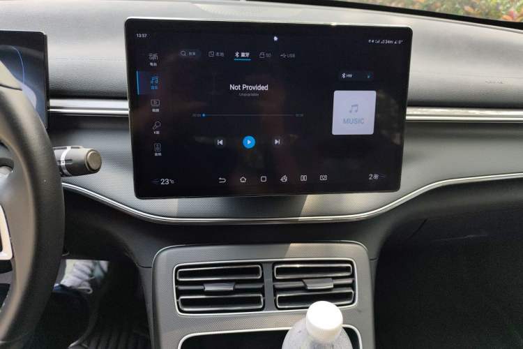 Used BYD Destroyer 05 2024 HONOR Edition DM-i 55KM Luxury Model Audio And AC Panel