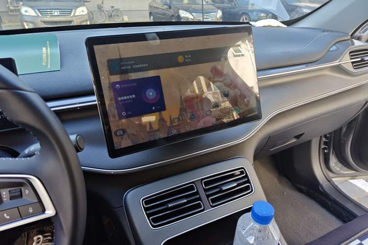 Used BYD Destroyer 05 2024 HONOR Edition DM-i 55KM Luxury Model Audio And AC Panel