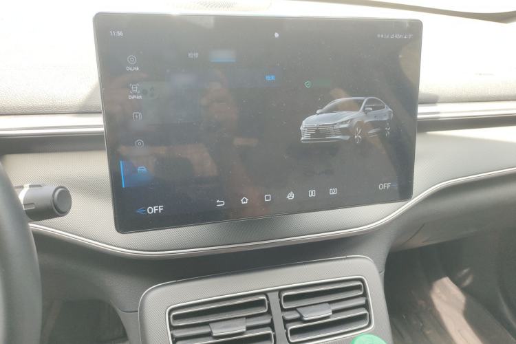 Used BYD Destroyer 05 2024 HONOR Edition DM-i 55KM Luxury Model Audio And AC Panel