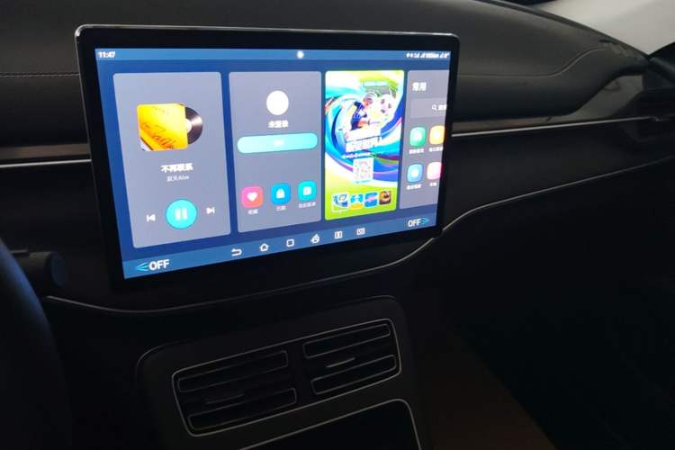 Used BYD Destroyer 05 2024 HONOR Edition DM-i 55KM Luxury Model Audio And AC Panel