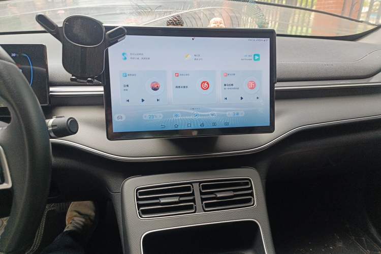 Used BYD Destroyer 05 2024 HONOR Edition DM-i 55KM Luxury Model Audio And AC Panel