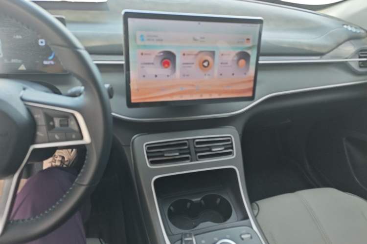Used BYD Destroyer 05 2024 HONOR Edition DM-i 55KM Luxury Model Audio And AC Panel