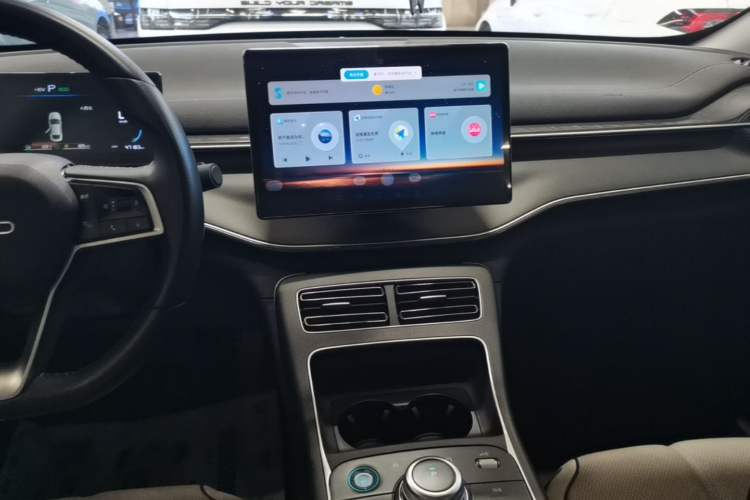 Used BYD Destroyer 05 2024 HONOR Edition DM-i 55KM Luxury Model Audio And AC Panel