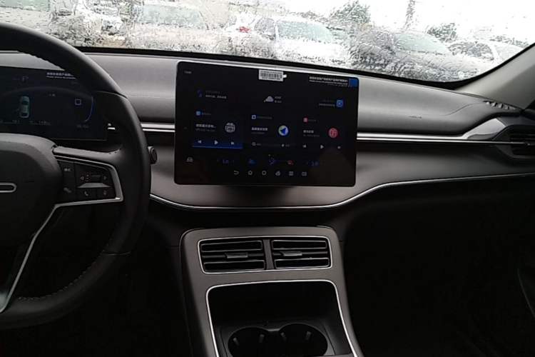 Used BYD Destroyer 05 2024 HONOR Edition DM-i 55KM Luxury Model Audio And AC Panel