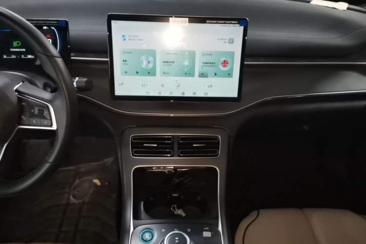 Used BYD Destroyer 05 2024 HONOR Edition DM-i 55KM Luxury Model Audio And AC Panel
