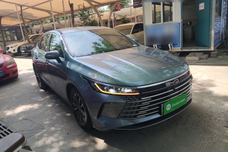 Used BYD Destroyer 05 2024 HONOR Edition DM-i 55KM Luxury Model Front Right 45 Deg
