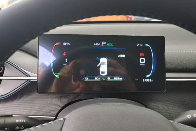 Used BYD Destroyer 05 2024 HONOR Edition DM-i 55KM Luxury Model Instrument Cluster