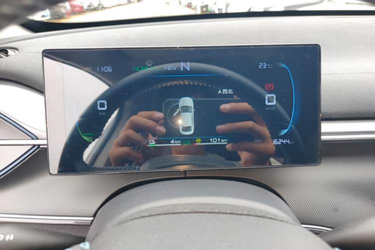 Used BYD Destroyer 05 2024 HONOR Edition DM-i 55KM Luxury Model Instrument Cluster