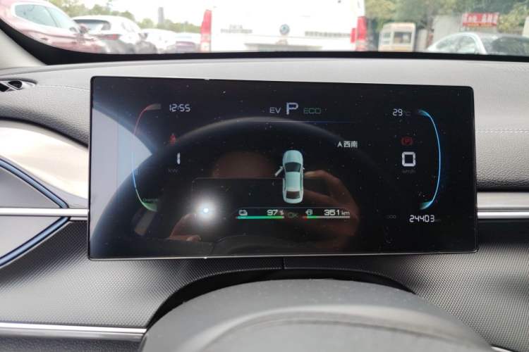 Used BYD Destroyer 05 2024 HONOR Edition DM-i 55KM Luxury Model Instrument Cluster