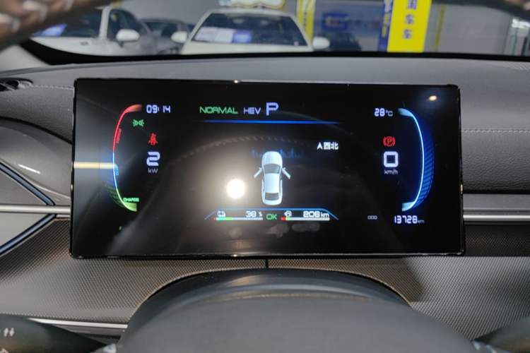 Used BYD Destroyer 05 2024 HONOR Edition DM-i 55KM Luxury Model Instrument Cluster