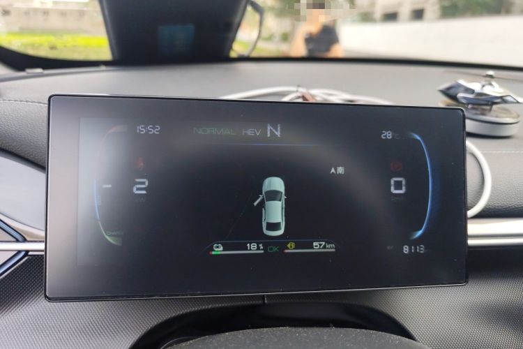 Used BYD Destroyer 05 2024 HONOR Edition DM-i 55KM Luxury Model Instrument Cluster