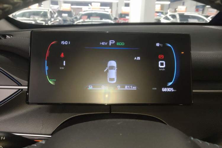 Used BYD Destroyer 05 2024 Honor Edition DM-i 120KM Luxury Model Instrument Cluster