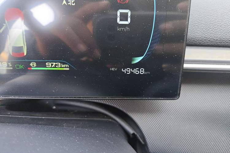 Used BYD Destroyer 05 2024 HONOR Edition DM-i 55KM Luxury Model Odometer Close Up