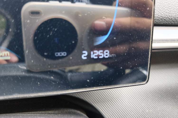 Used BYD Destroyer 05 2024 HONOR Edition DM-i 55KM Luxury Model Odometer Close Up