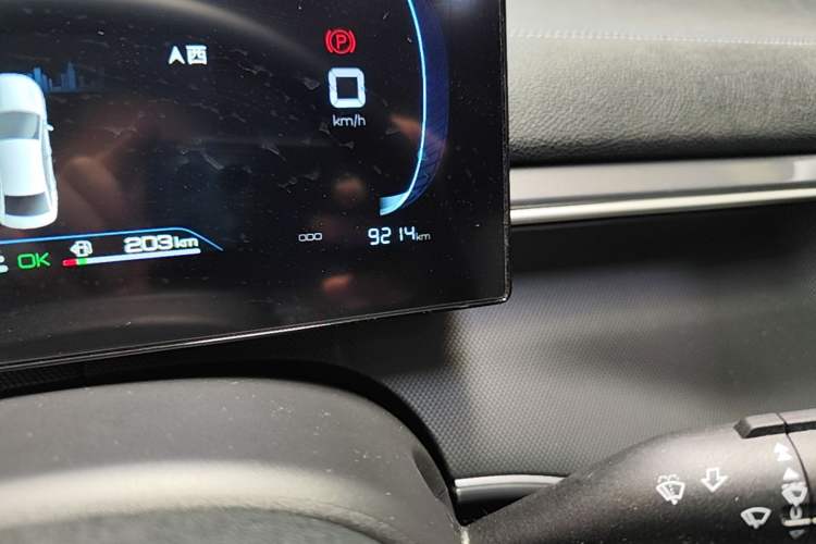 Used BYD Destroyer 05 2024 HONOR Edition DM-i 55KM Luxury Model Odometer Close Up