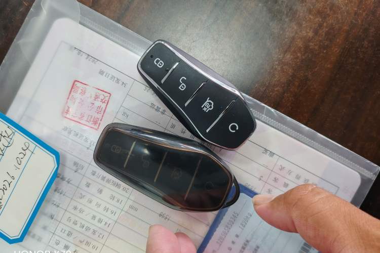 Used BYD Destroyer 05 2024 HONOR Edition DM-i 55KM Luxury Model Vehicle Key