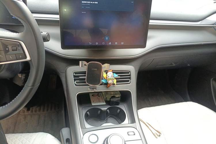 Used BYD Destroyer 05 2024 HONOR Edition DM-i 55KM Luxury Model Audio And AC Panel