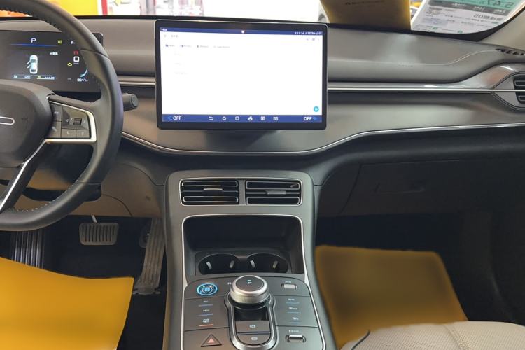Used BYD Destroyer 05 2024 HONOR Edition DM-i 55KM Luxury Model Audio And AC Panel