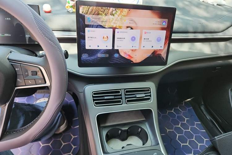 Used BYD Destroyer 05 2024 HONOR Edition DM-i 55KM Luxury Model Audio And AC Panel