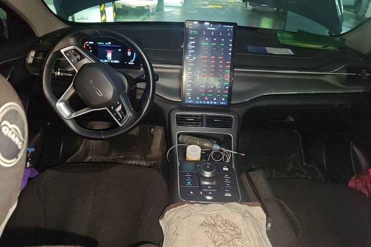 Used BYD Destroyer 05 2024 Honor Edition DM-i 120KM Luxury Model Center Console