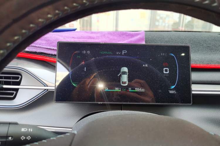 Used BYD Destroyer 05 2024 HONOR Edition DM-i 55KM Luxury Model Instrument Cluster