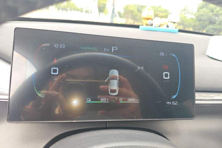 Used BYD Destroyer 05 2024 HONOR Edition DM-i 55KM Luxury Model Instrument Cluster