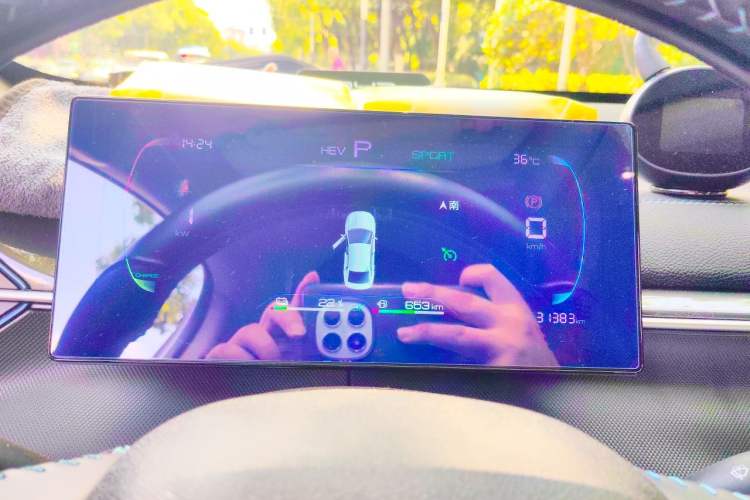 Used BYD Destroyer 05 2024 Honor Edition DM-i 120KM Luxury Model Instrument Cluster