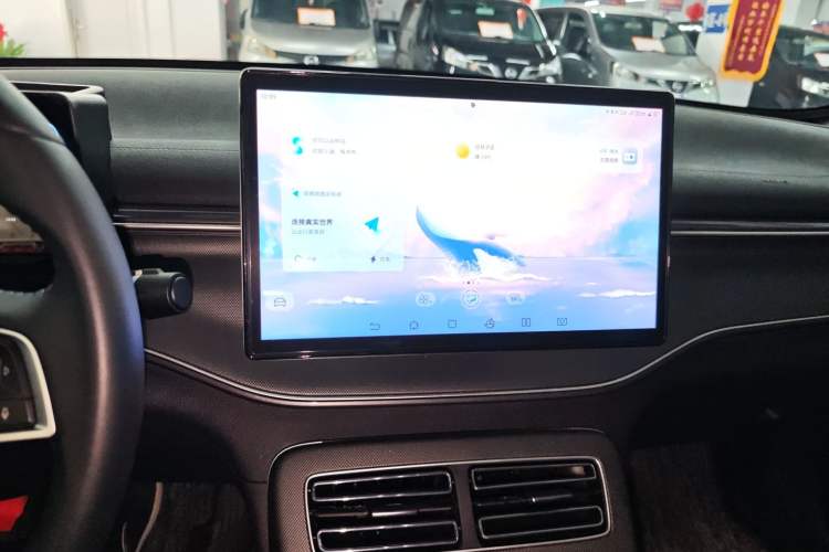 Used BYD Destroyer 05 2024 HONOR Edition DM-i 55KM Luxury Model Audio And AC Panel