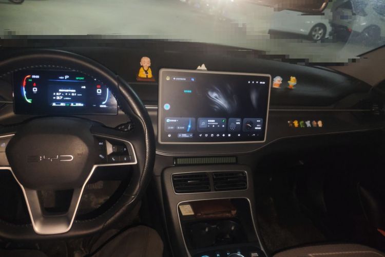 Used BYD Destroyer 05 2024 HONOR Edition DM-i 55KM Luxury Model Audio And AC Panel