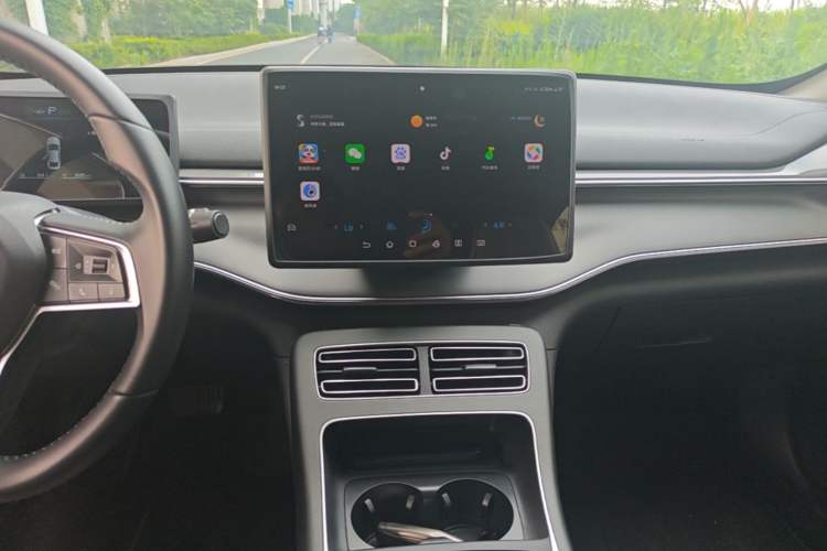 Used BYD Destroyer 05 2024 HONOR Edition DM-i 55KM Luxury Model Audio And AC Panel