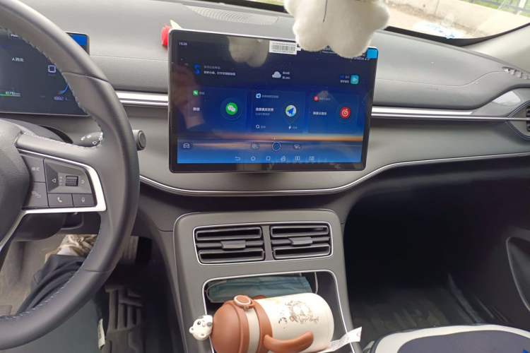 Used BYD Destroyer 05 2024 HONOR Edition DM-i 55KM Luxury Model Audio And AC Panel
