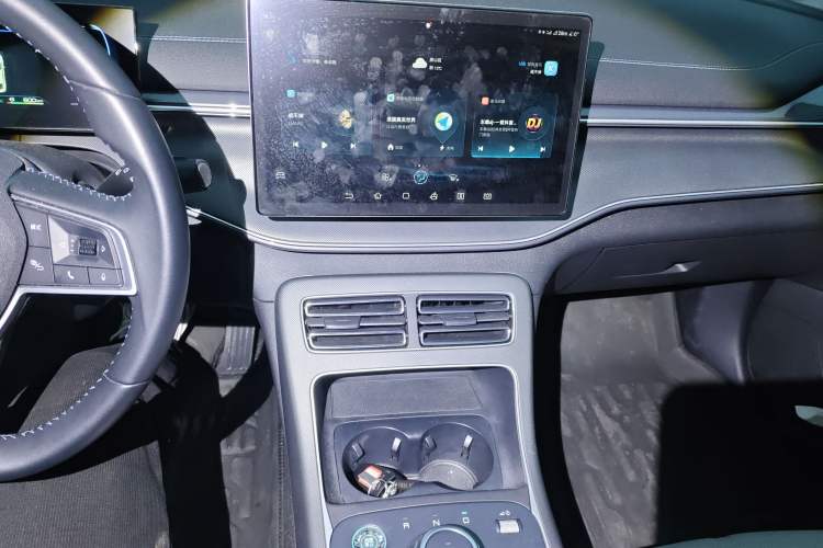 Used BYD Destroyer 05 2024 HONOR Edition DM-i 55KM Luxury Model Audio And AC Panel